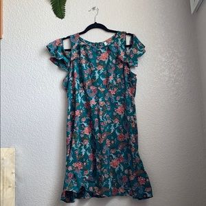 Off the shoulder floral dress